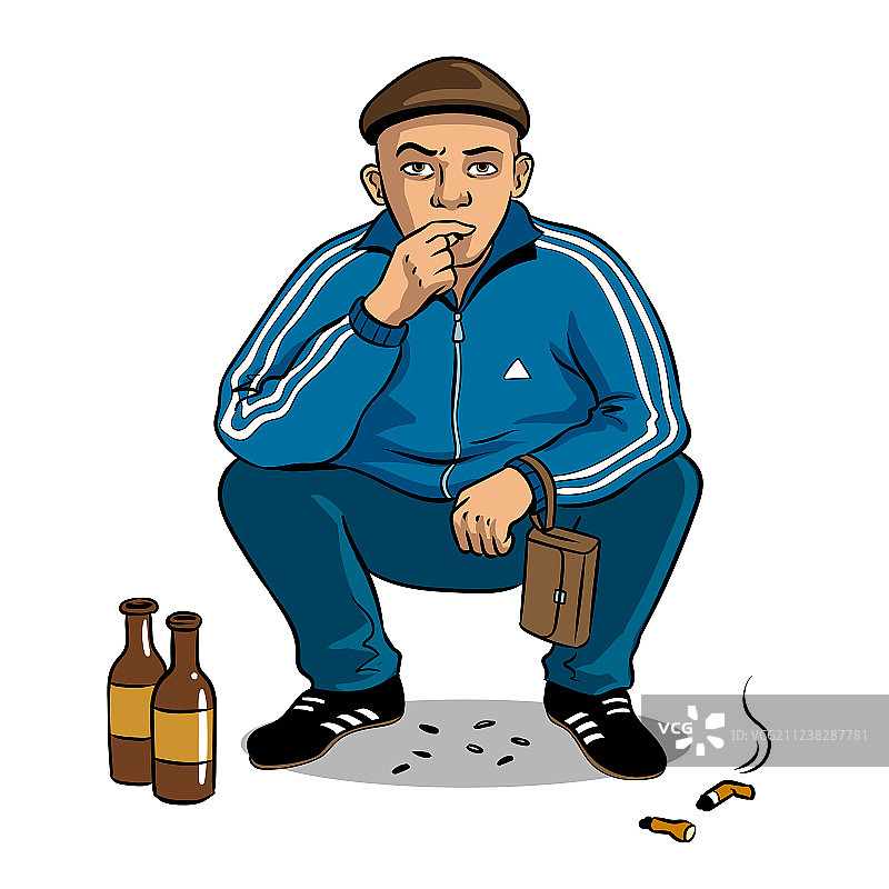 流氓男子波普艺术图片素材