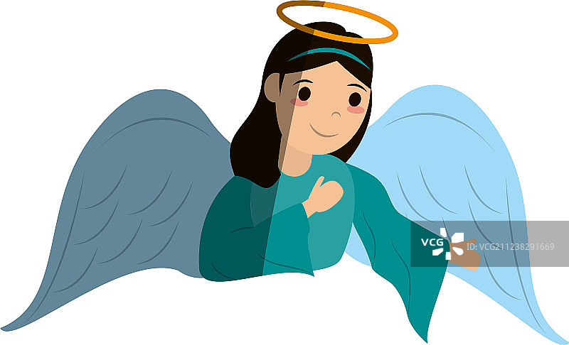 可爱卡通天使图标图片素材