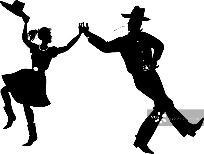 河流舞蹈剪影图片素材