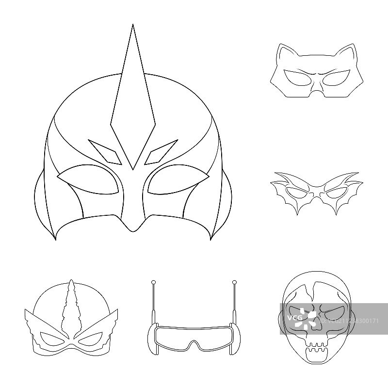 英雄面具Logo图片素材