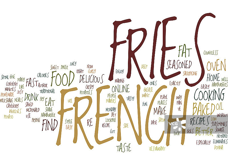 薯条奶昔文字图片素材