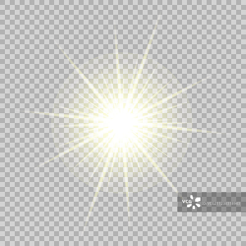 辉光效应星爆与闪光图片素材