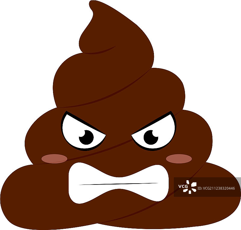 有趣的便便脸图片素材