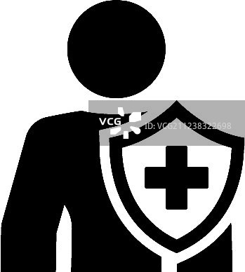 个人保险扁平设计图标图片素材