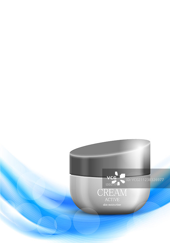 皮肤保湿化妆品广告模板图片素材