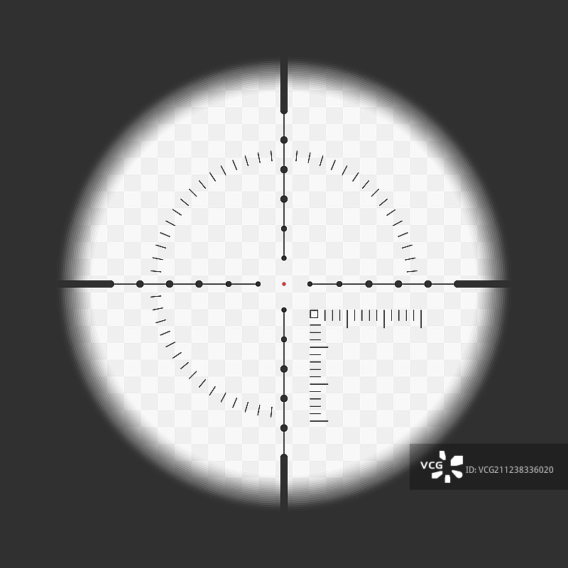逼真狙击瞄准镜图片素材