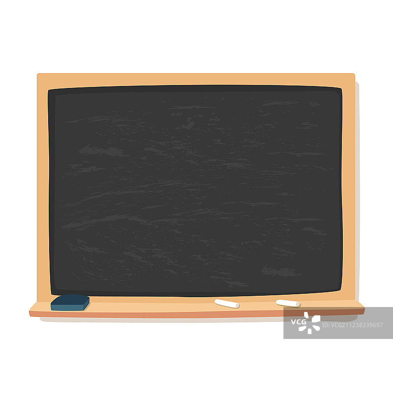 黑板、粉笔和板擦学习用品图片素材