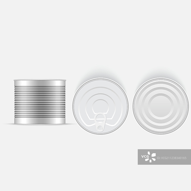 带白色盖子的白色金属罐素材图片素材