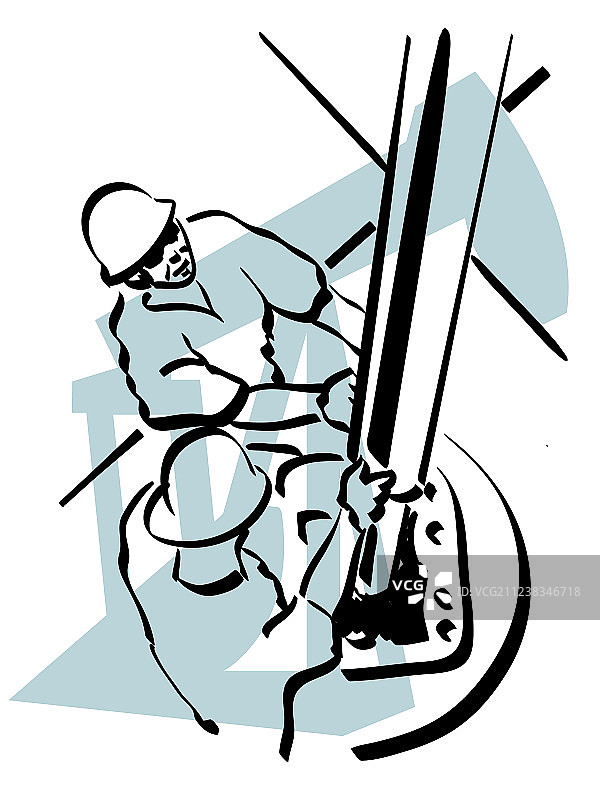 石油工人图片素材