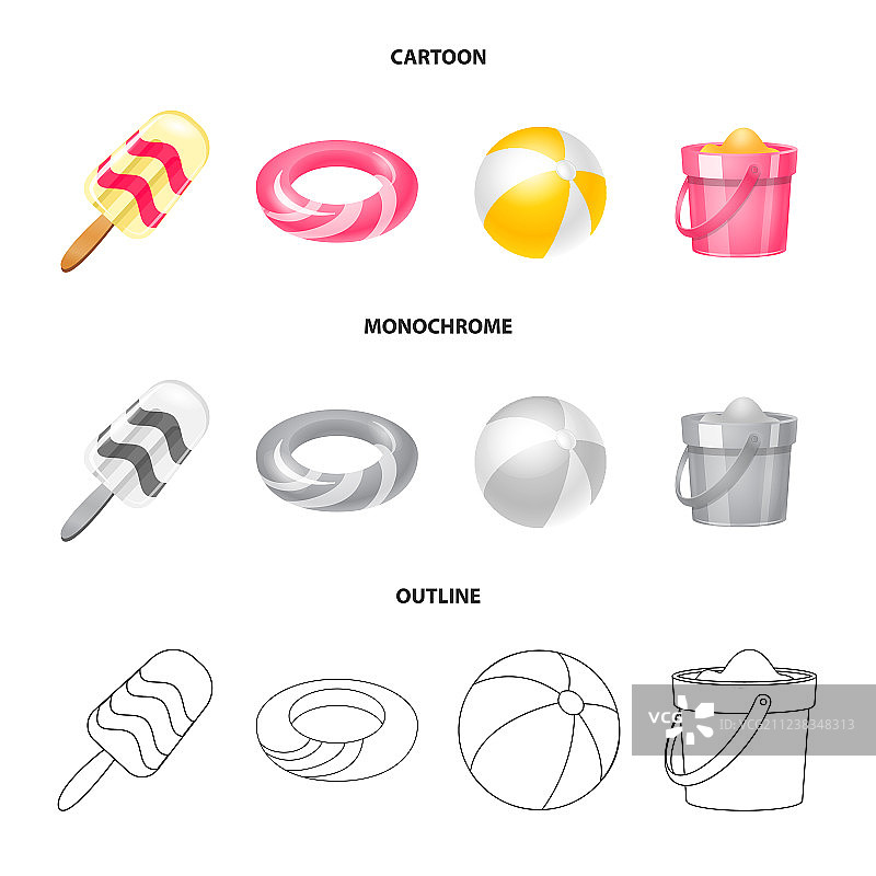 设备和游泳标志设计图片素材