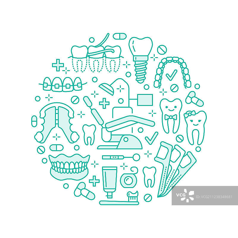 牙科正畸医疗banner图片素材