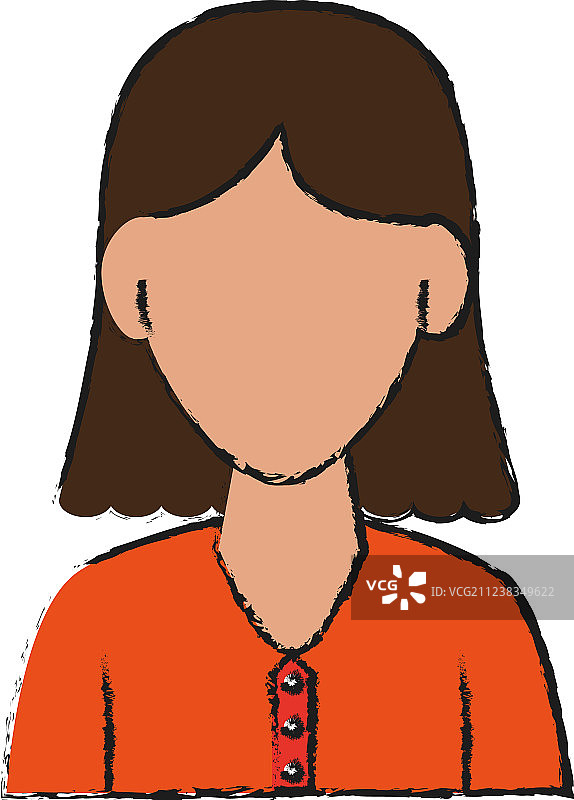 女性头像肖像图标图像图片素材