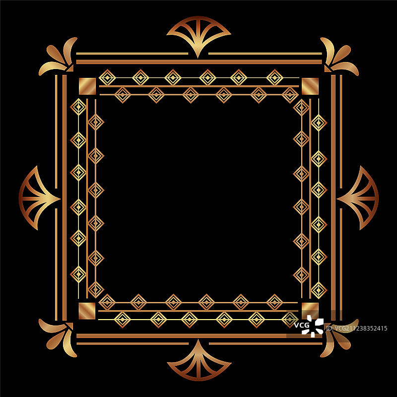 装饰艺术框架和边框图片素材