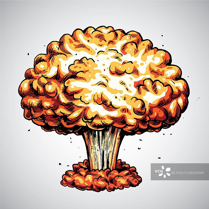 核爆炸原子弹蘑菇云图片素材