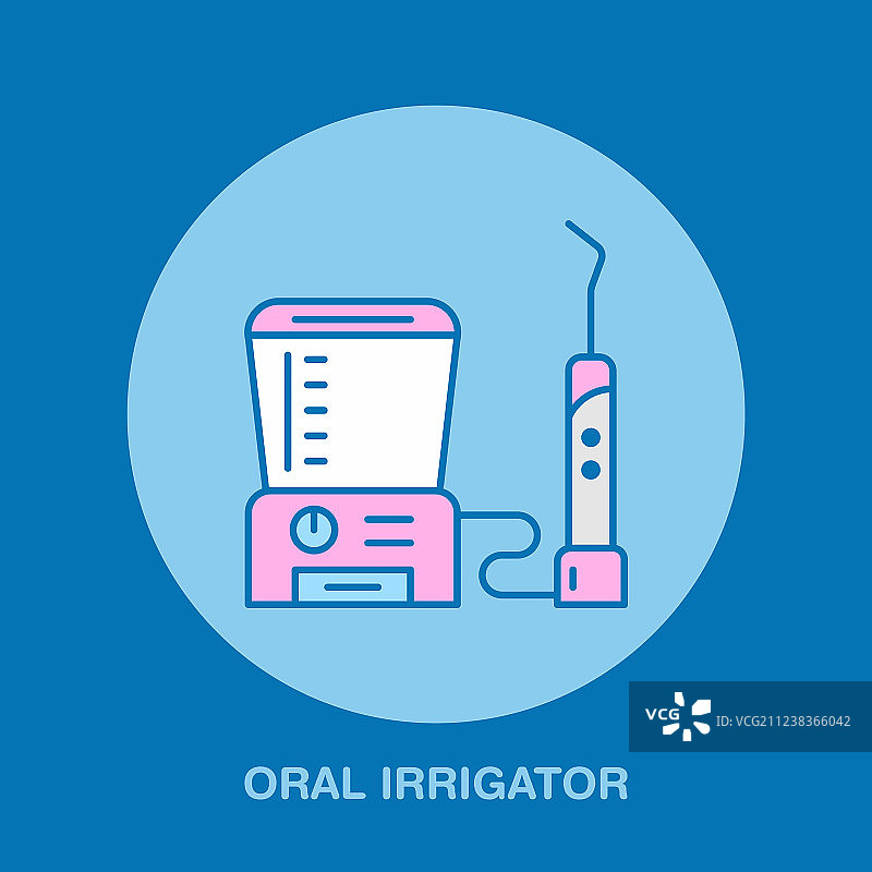牙齿卫生口腔冲洗器牙医图片素材