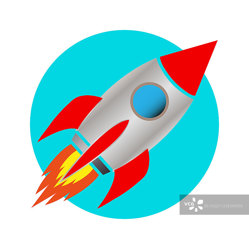 太空火箭图标图片素材