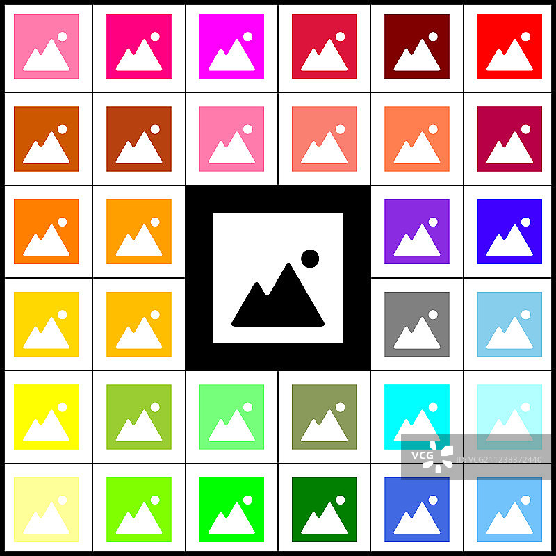 图像标志毡笔33图片素材