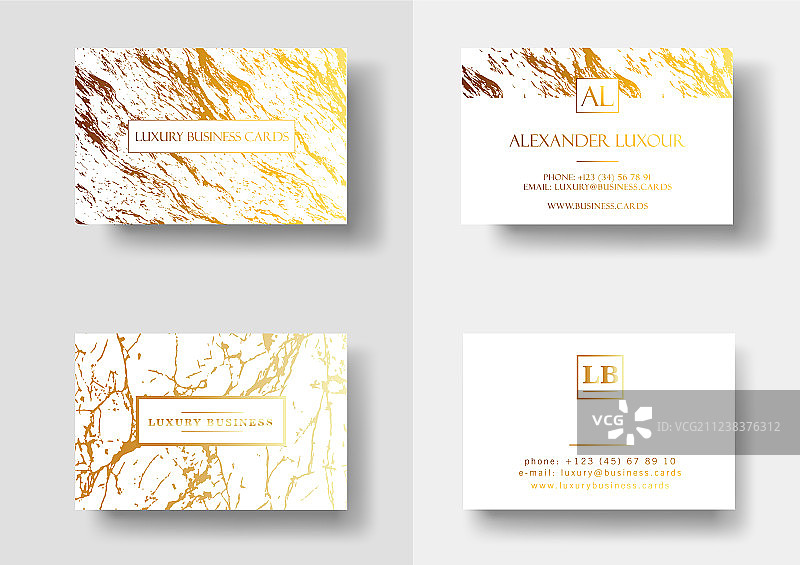 优雅大理石纹理名片图片素材