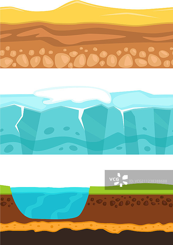 地面横截面图片素材