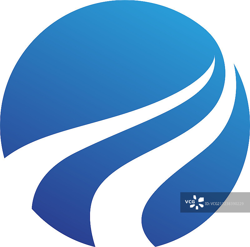 河流logo模板图标图片素材