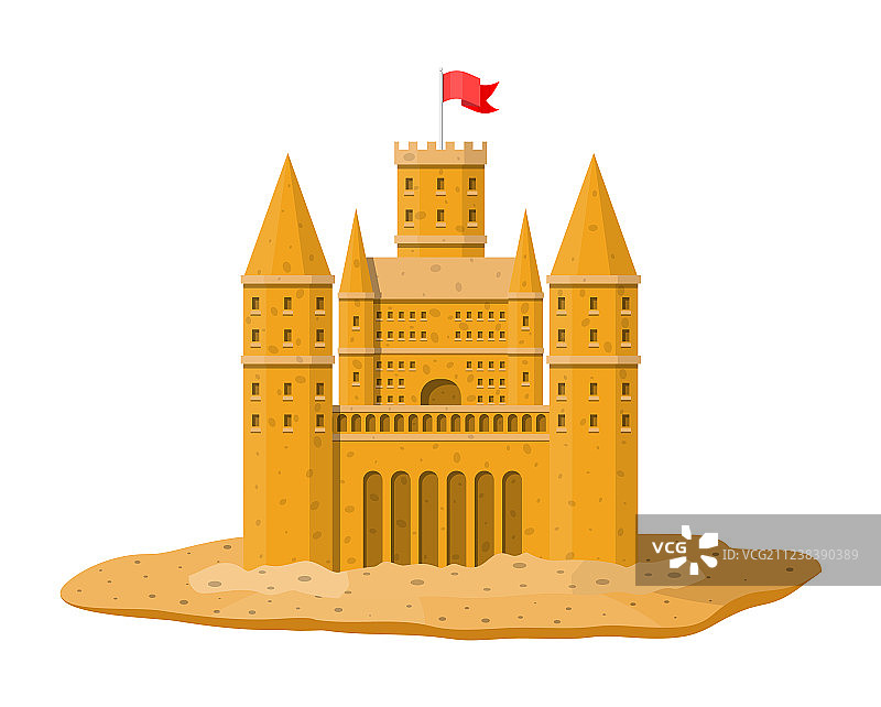 沙堡或手工雕塑图片素材