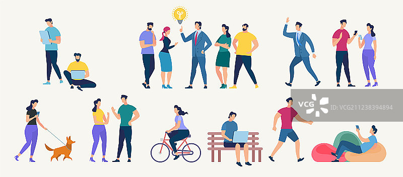 社交网络与团队合作概念图片素材