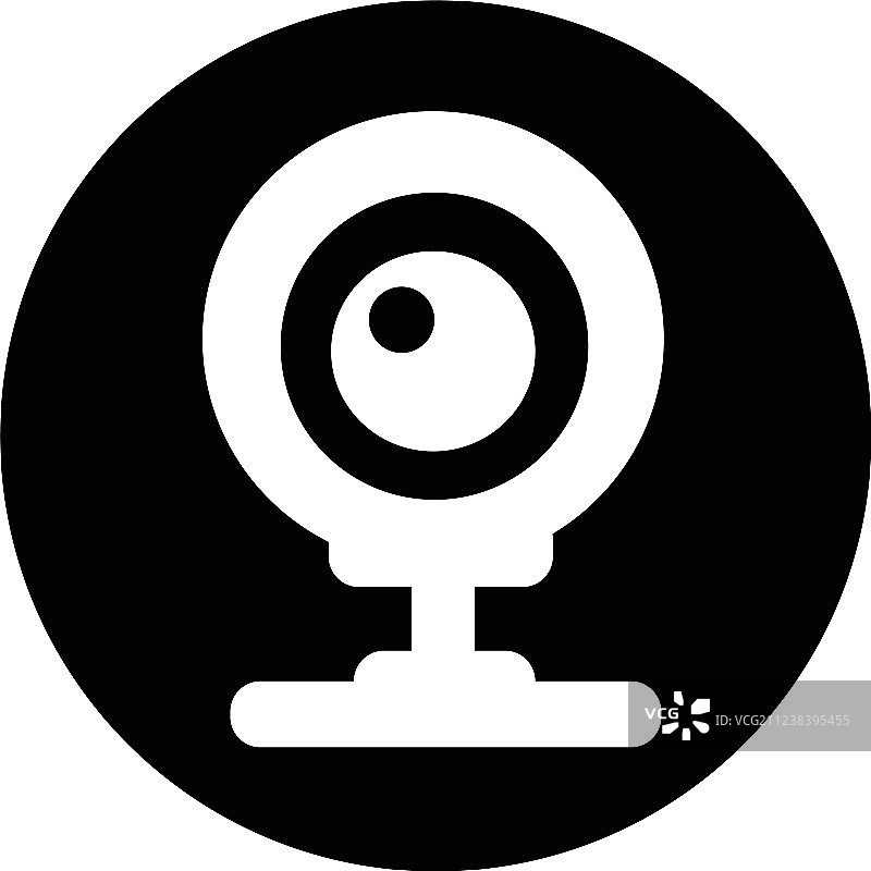 网络摄像头图标设计图片素材