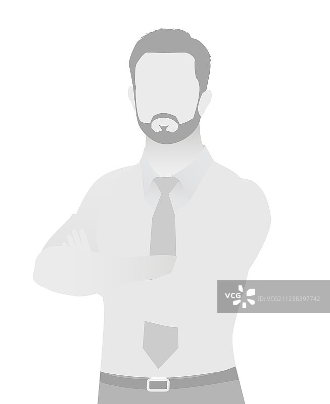 默认占位符商务男士半身像图片素材