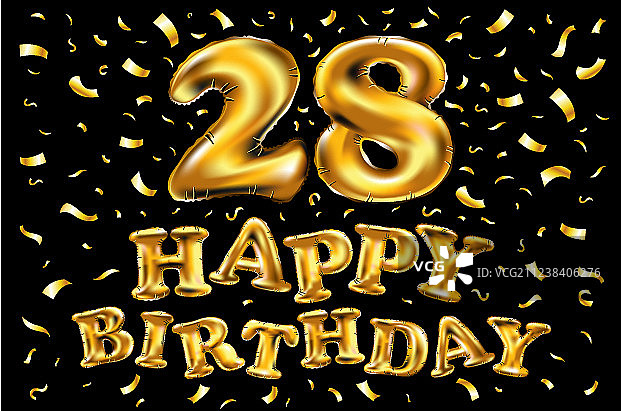 28周年生日庆典标志图片素材