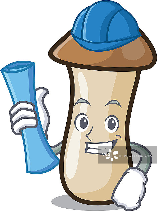 建筑师杏鲍菇图片素材