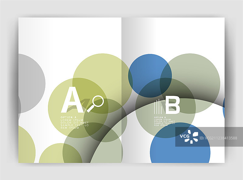 摘要圈年报涵盖现代图片素材