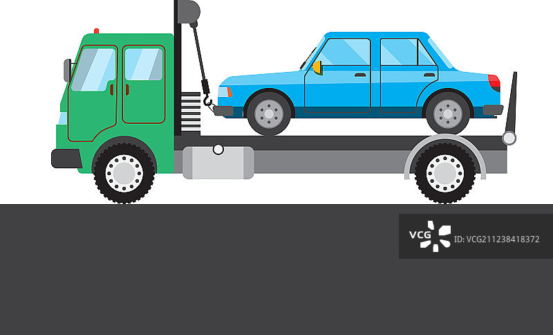 拖车与汽车图片图片素材