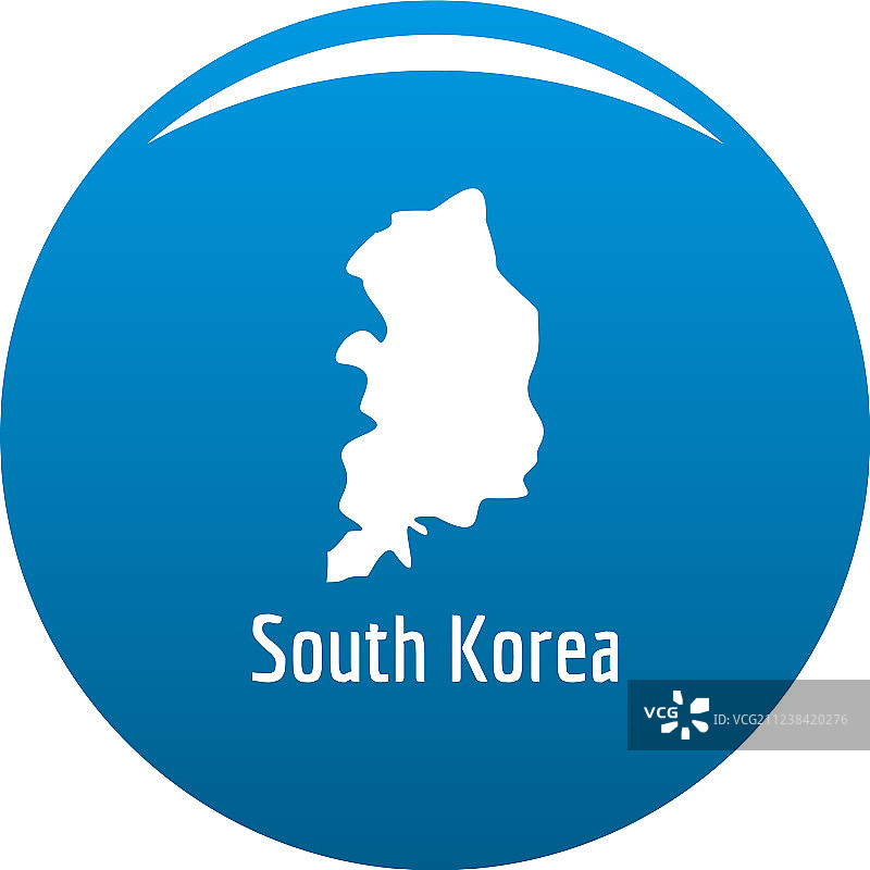 黑色简约韩国地图图片素材