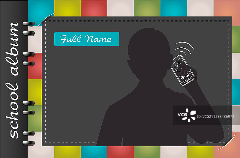学校相册商务人士模板图片素材