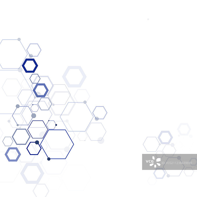 分子与通信结构图片素材