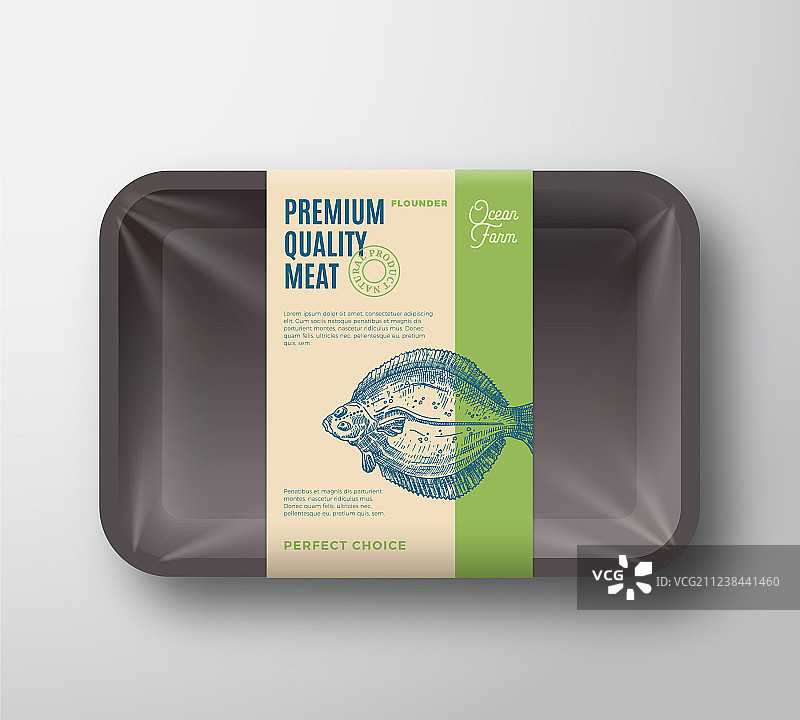 优质比目鱼抽象鱼图片素材