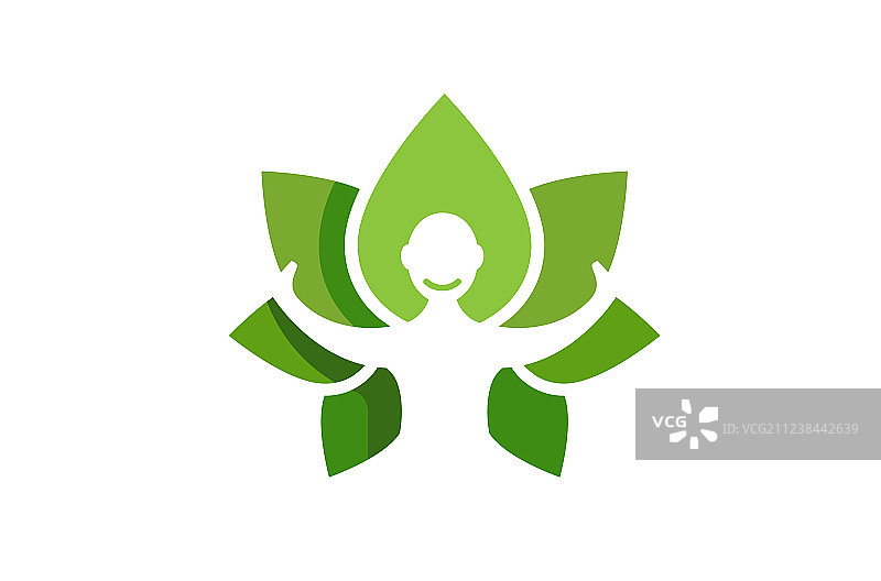 创意新鲜身体叶子logo图片素材