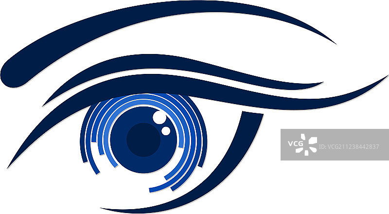 女性眼睛标志图片素材