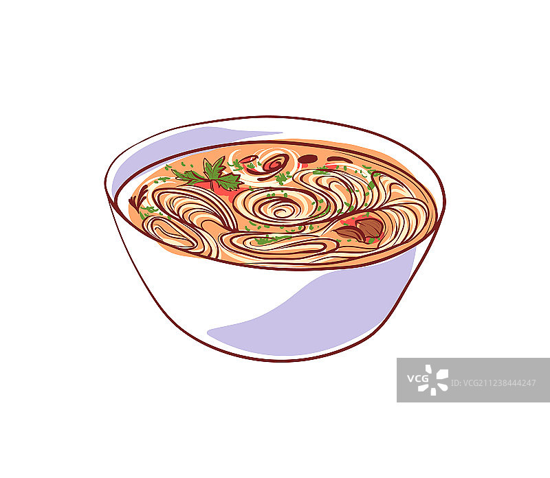 拉面汤孤立图标图片素材