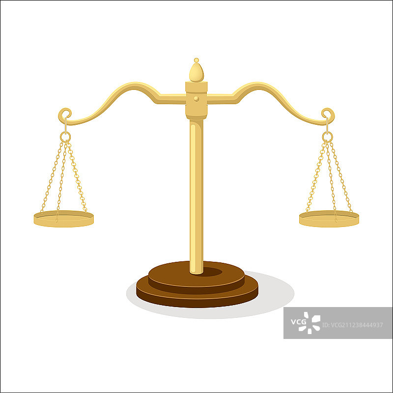 卡通平衡秤图片素材