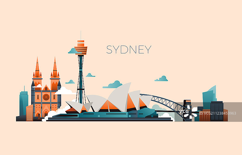 澳大利亚旅游地标景观图片素材