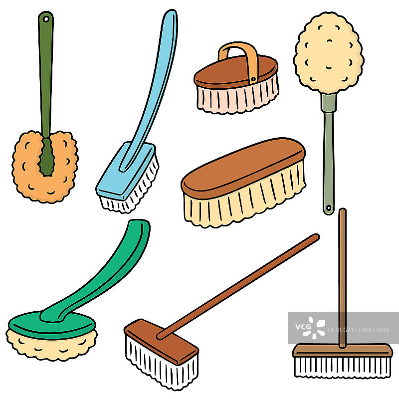 马桶刷合集图片素材