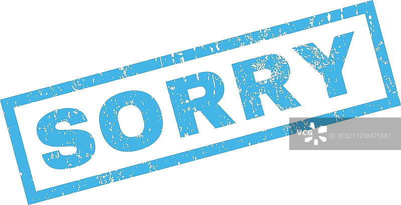 抱歉橡胶印章图片素材
