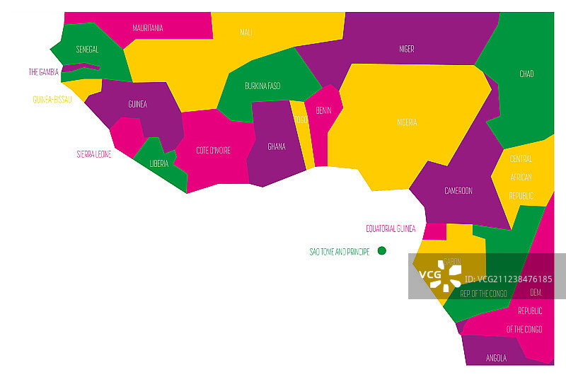 几内亚湾-西非国家图片素材