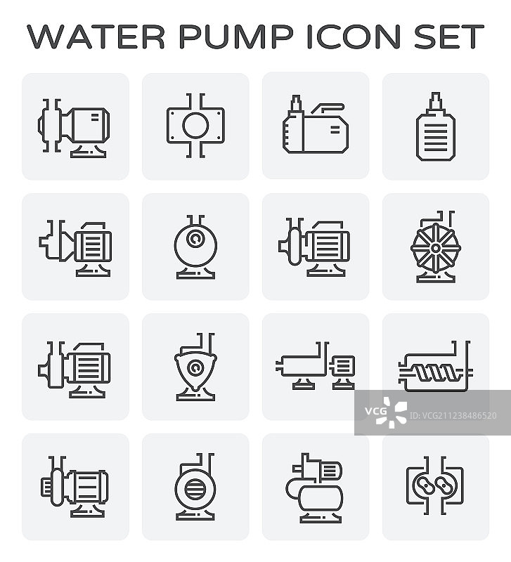 水泵图标图片素材