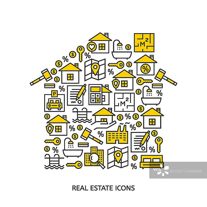 房地产图标图片素材