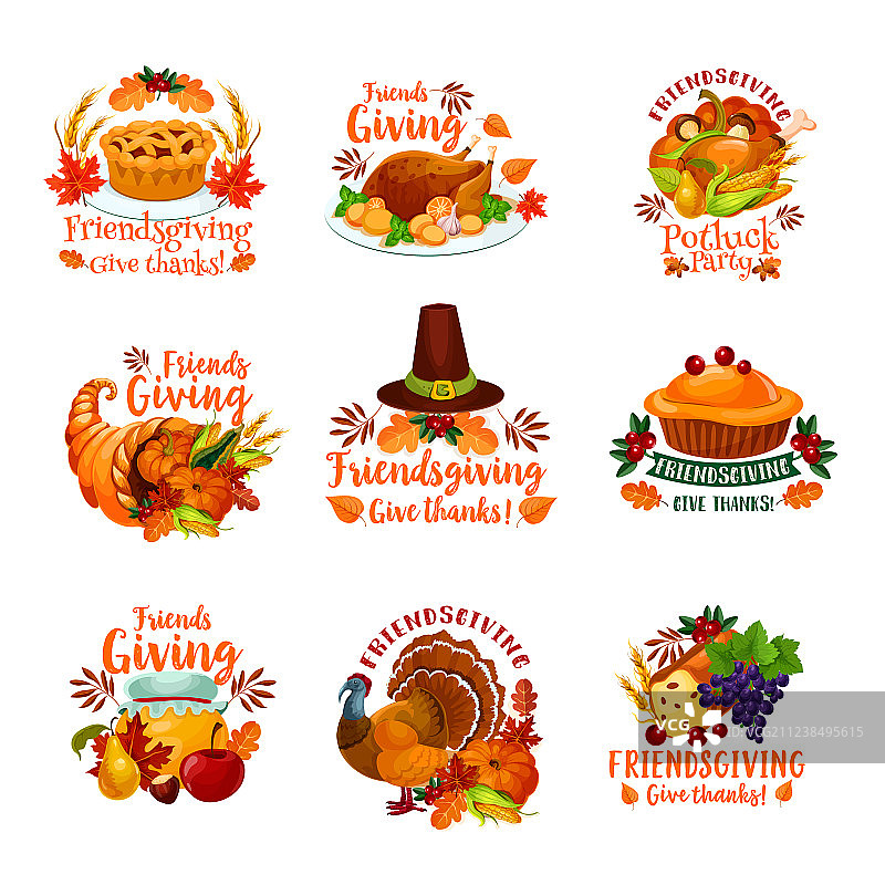 感恩节聚餐图标图片素材