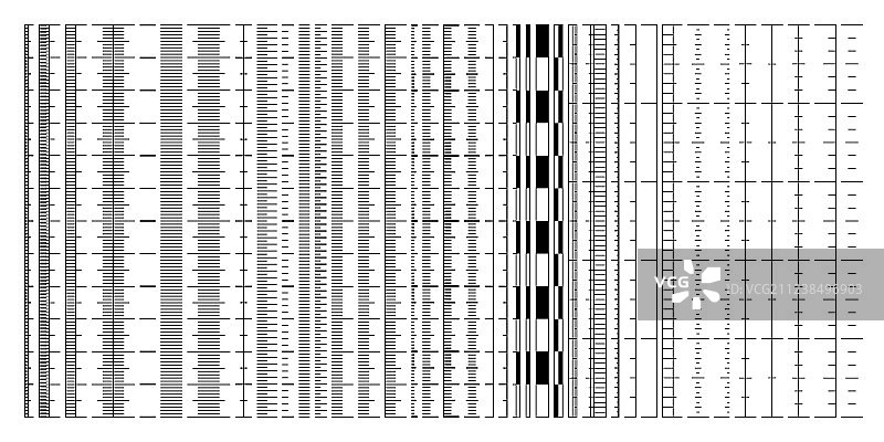 各种标尺刻度尺寸测量指示器图片素材