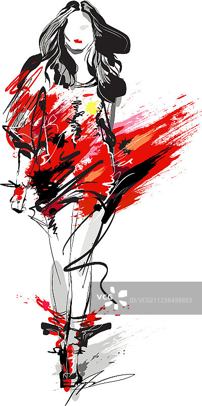 女模特图片素材