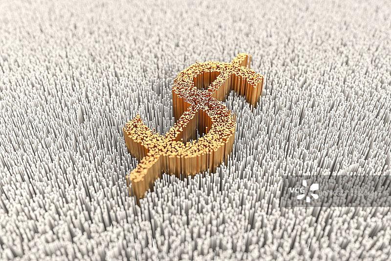 美元货币符号与粒子背景，三维渲染图片素材